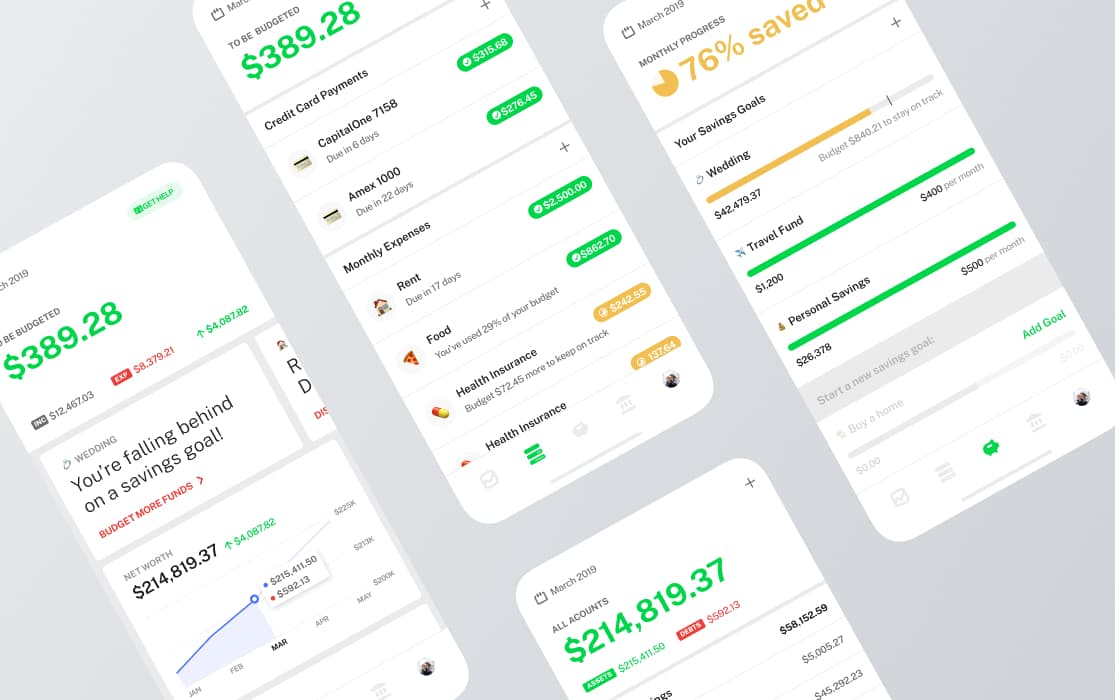 YNAB Mobile Redesign