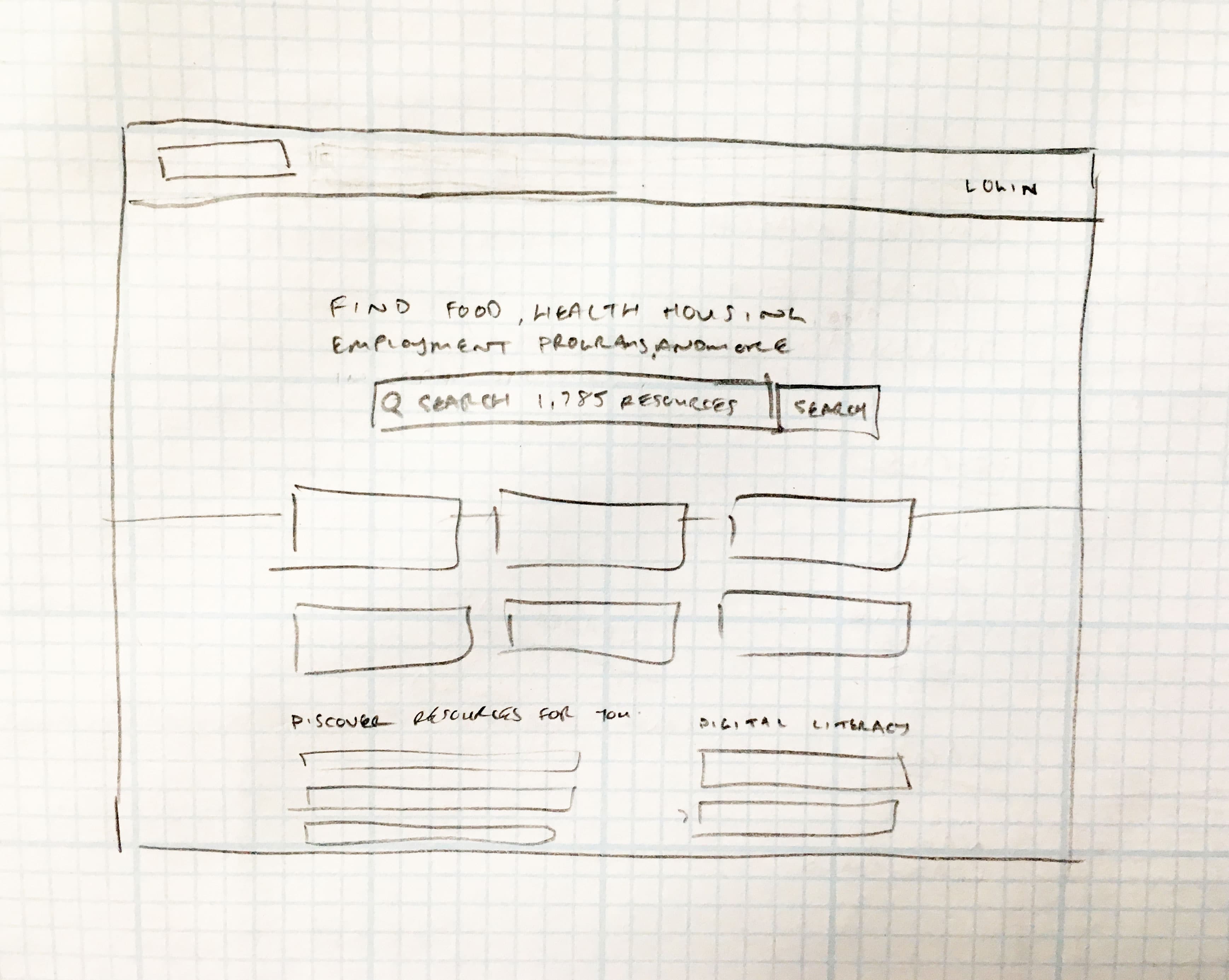 Homepage Sketch