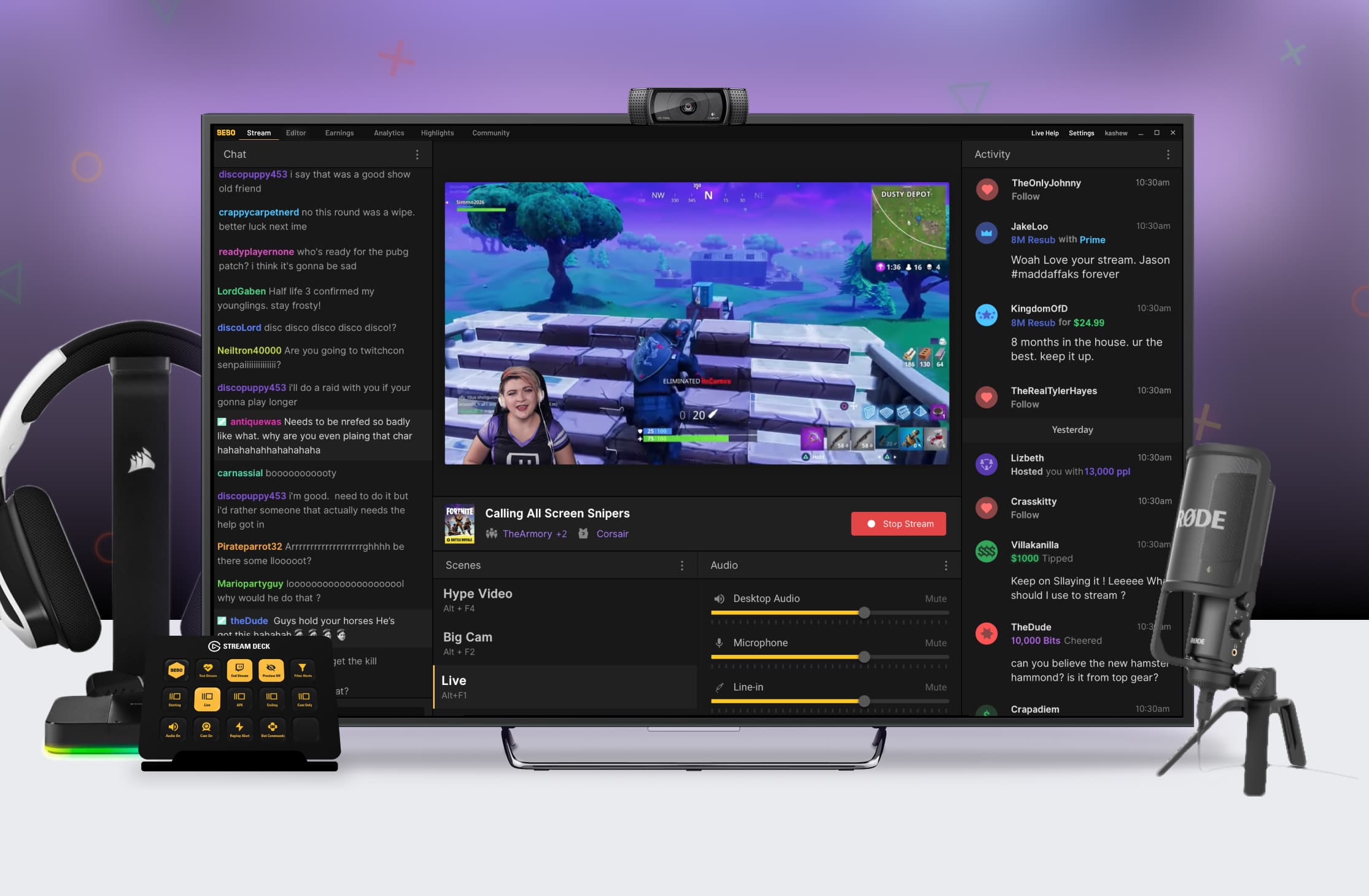 Bebo Streaming Software