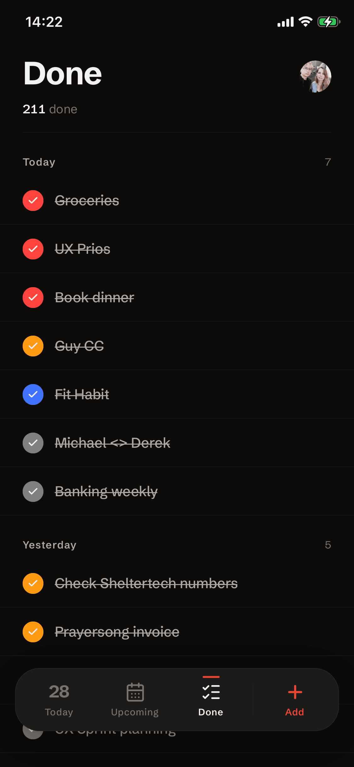Done — a record, not a streak